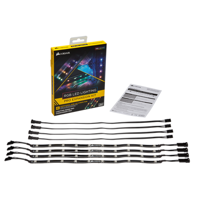 Corsair rgb led lighting pro expansion kit cl-8930002, Rgb, medium