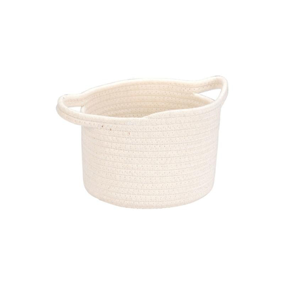 Estia blanca haning basket 18x18x13cm - white, , medium