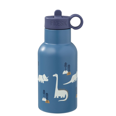 Fresk stainless steel bottle dino 350ml with extra lid, , medium