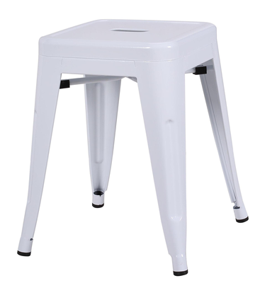 Jones steel stool - white