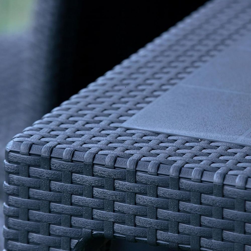Product image: Keter melody τραπέζι κήπου, κομψή rattan όψη, ανθεκτικό & κατάλληλο για 6 άτομα, , medium-null