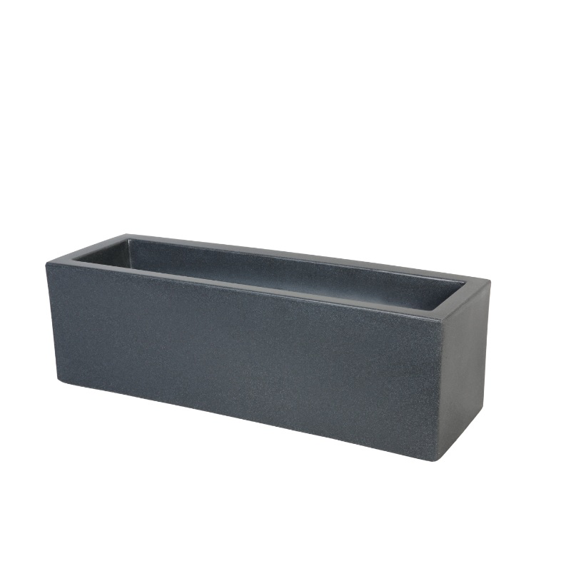 Ορθογωνιος ανθωνας 60x19x19cm - ανθρακι, , medium-null