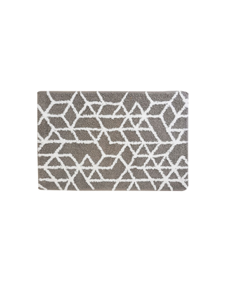 Bath mat with design 50x80cm - grey, , medium