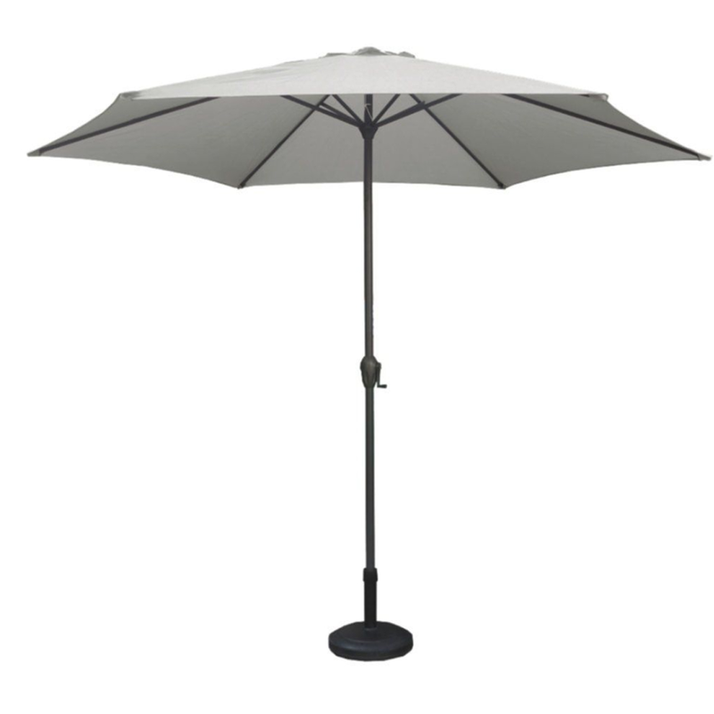 L.h garden aluminum umbrella 3m white-null