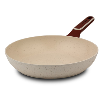 Nava terrestrial frypan with ceramic non-stick coating 26cm, Beige, medium