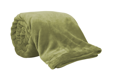 Easy home flannel blanket 200x220cm 300 green