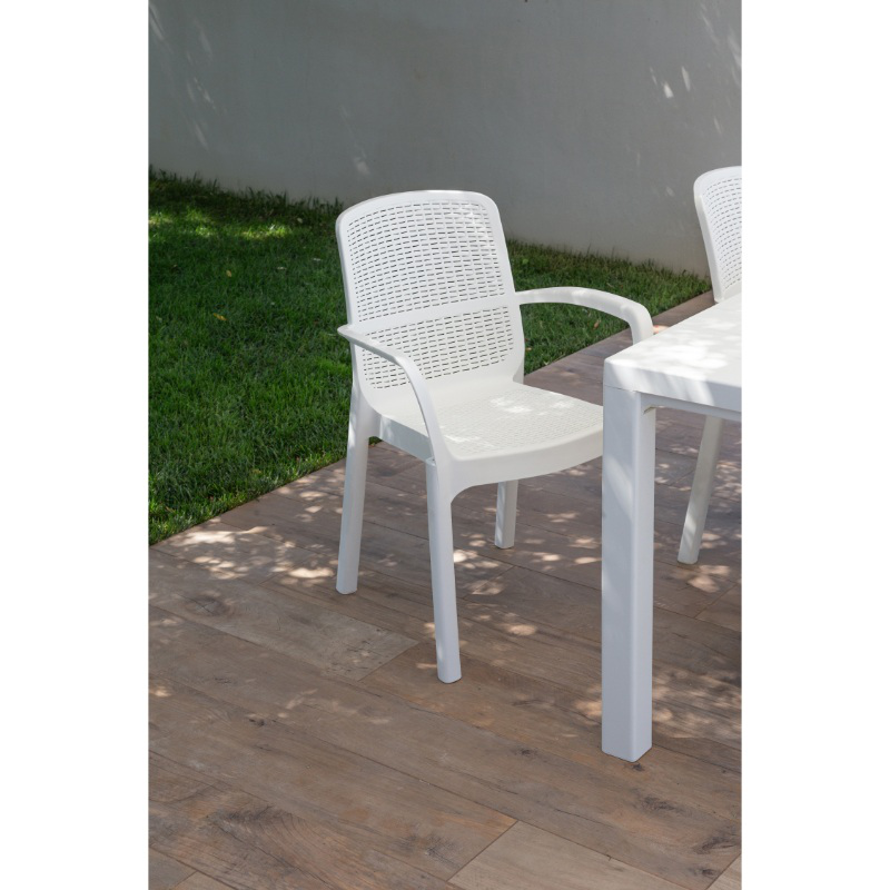 Product image: Toomax numana outdoor chair 58x56,5x83cm - white, , medium-null