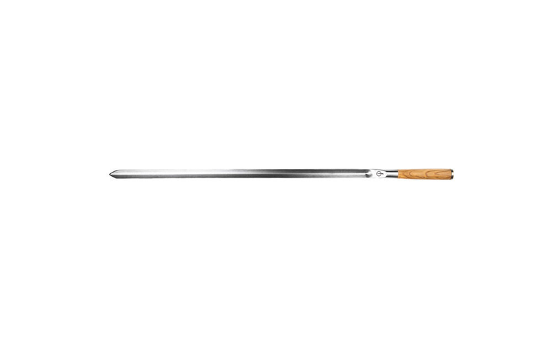 Forged churrasco olive skewer v-shape 50cm, , medium image number null