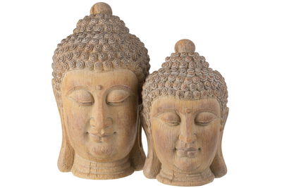 Buddha head beige/gold, , medium