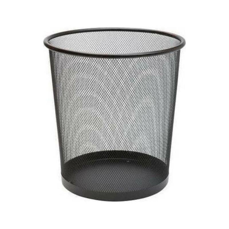 Hmd στρογγυλος μεταλλικος καδος γραφειου 28x26cm - διαφορα χρωματα, , medium image number null