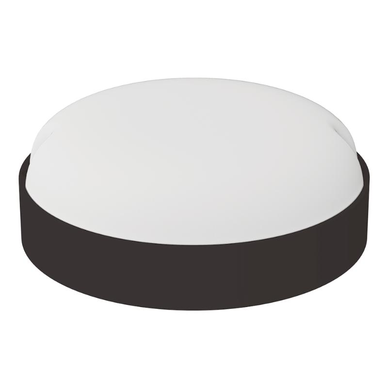 Product image: Sunlight led 9w φωτιστικο οροφης στρογγυλο μαυρο πλαστικο 990lm 4000k ip65 ø138xh55mm, , medium-null