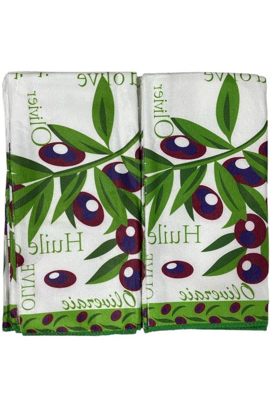 6pcs microfiber kitchen towel #k0029-null