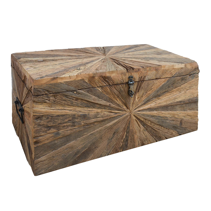 Wooden trunk box, , medium-null