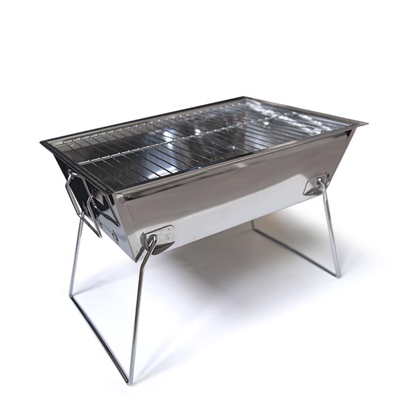 Bbq grill portable stainless steel 43.5x27.5x29.5cm, , medium-null