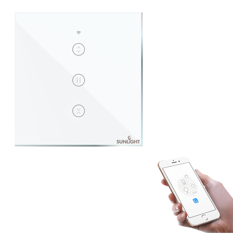 Sunlight smart shutter switch 10amp load (2200w) Wi-Fi tuya app, , medium-null