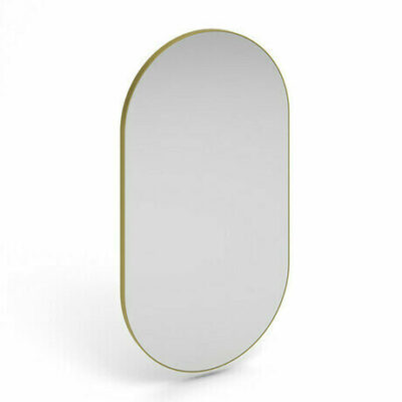 Mirror with gold frame 45x80cm, , medium-null