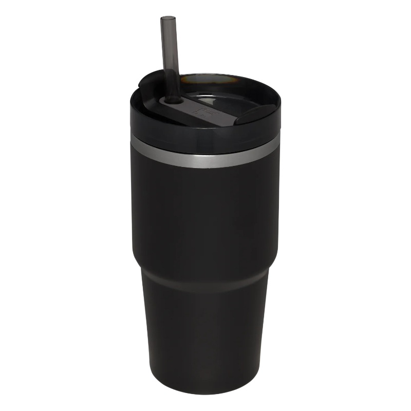 Stanley quencher h2.0 flowstate tumbler 0.6l - black, , medium-null