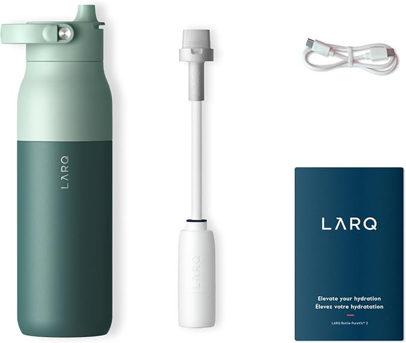Larq bottle purevis&trade; 2 eucalyptus green 1l / 34oz, , medium-null