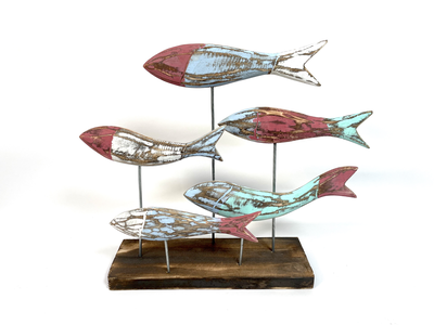 Wooden fish stand, , medium