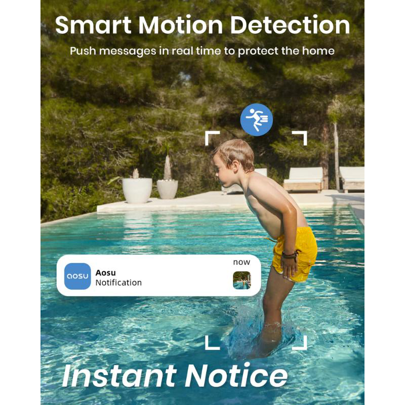 Aosu 2k outdoor surveillance camera 360&deg;, , medium-null