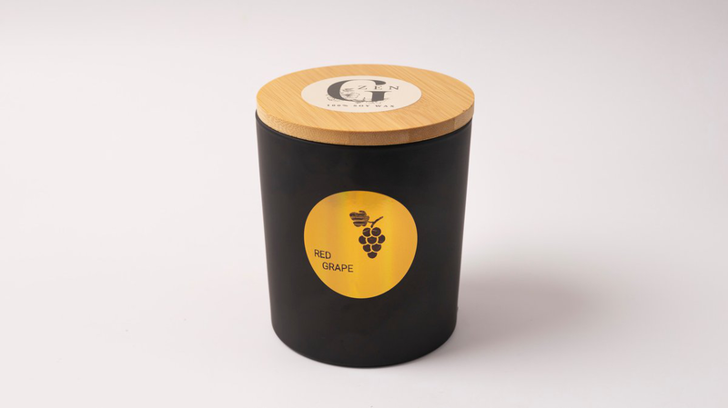 Soy scented  candle | 400gr | Red Grape-null