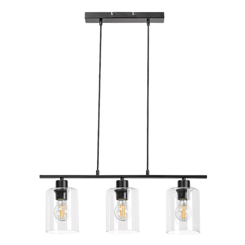 Miroslaw pendant lighting black 3 lights-null