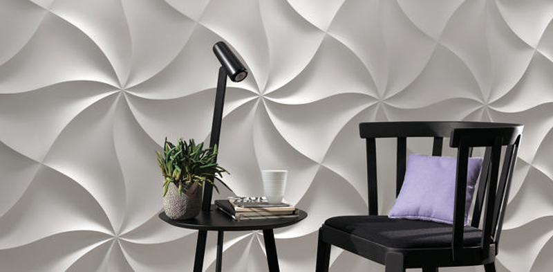 Beautywall wall 3d plaster panel zephyr 60x60cm 4pcs, , medium-null