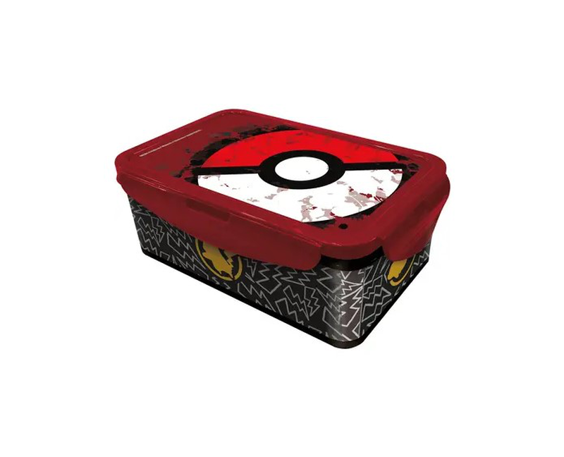 Product image: Stor pokemon picachu thunderstruck rectangular food container 1070ml, , medium-null