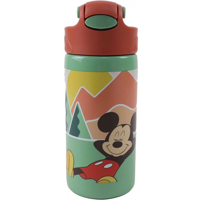Product image: Gim stainless steel bottle 500ml with straw mickey, , medium-null