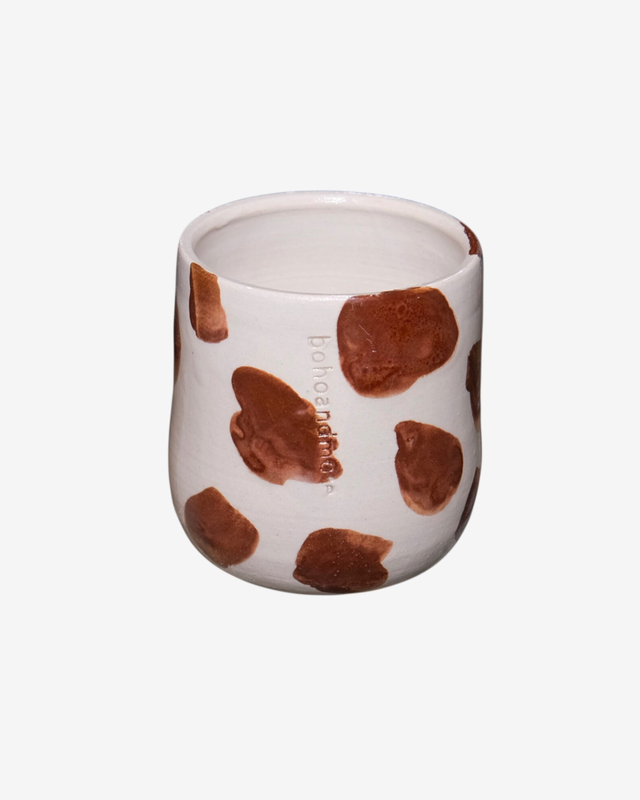 Manarola espresso mug - beige mat / white glossy-null