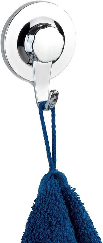 Product image: Wenko static-loc hook valenza plastic silver, , medium-null
