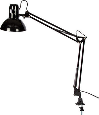 Superlights φωτιστικο επιτραπεζιο με κλιπ 1x e27 750mm black, , medium