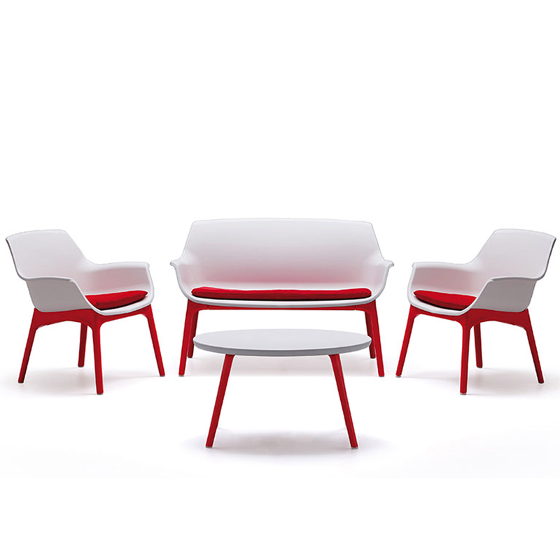 Bica plastic lounge set luxor taupe/brown-null