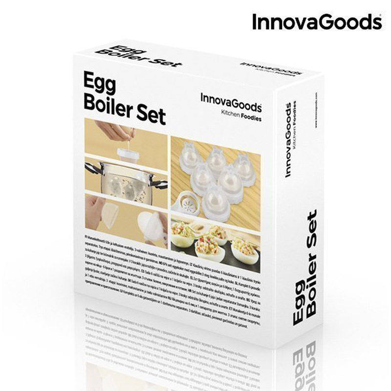 Product image: Σετ μαγειρέματος αυγών innovagoods (πακέτο με 7), , medium-null