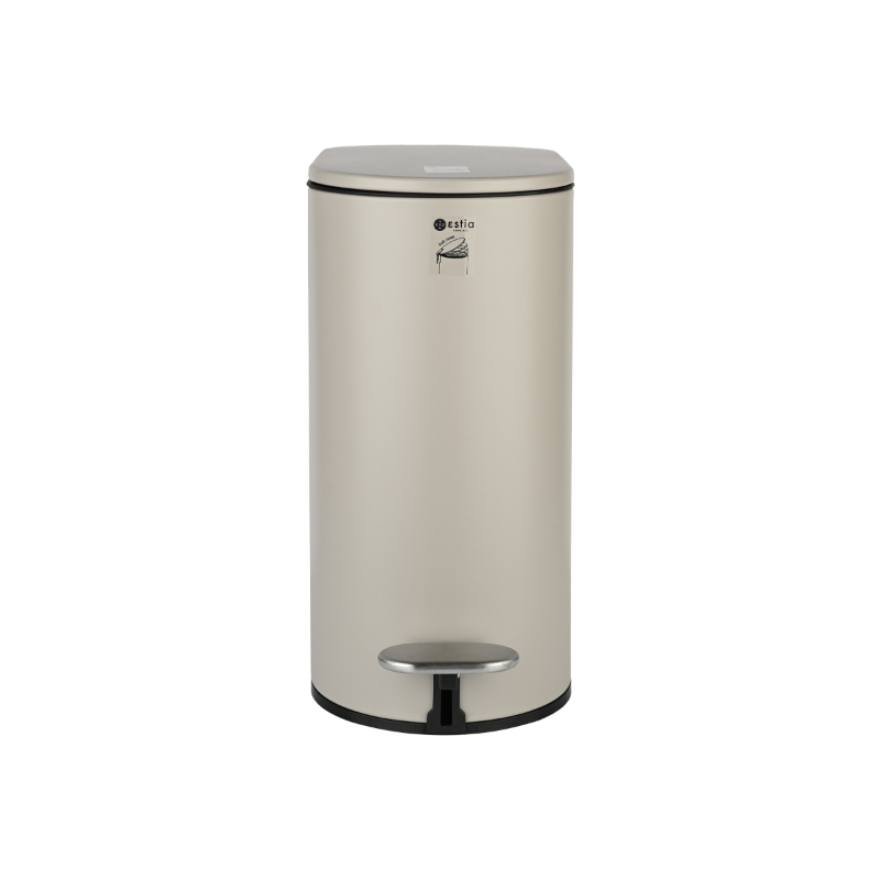 Estia &kappa;&alpha;&delta;&omicron;&sigmaf; &mu;&pi;&alpha;&nu;&iota;&omicron;&upsilon; slim soft close 5l - matte white, , medium-null