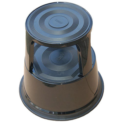 Desq &mu;&epsilon;&tau;&alpha;&lambda;&lambda;&iota;&kappa;ό &sigma;&kappa;&alpha;&mu;&pi;ό &mu;&alpha;ύ&rho;&omicron; mobile metal stepstool black, , medium