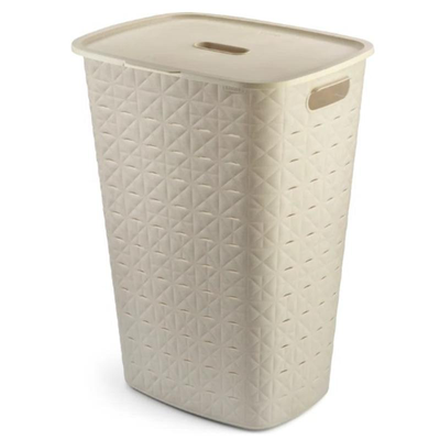 Curver softex hamper 56l - white