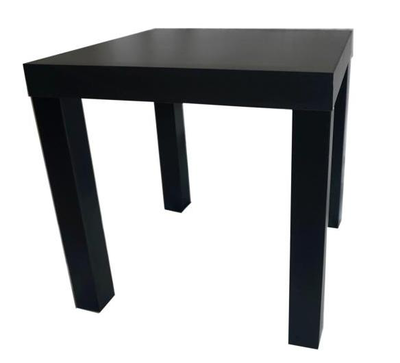 Miami side coffee table - black, , medium
