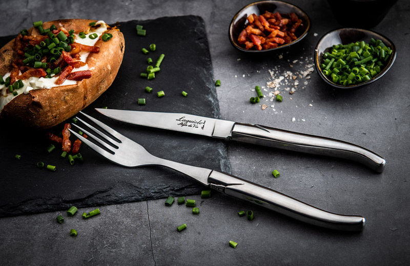 Laguiole luxury line set of 6 steak knives stainless steel, , medium image number null