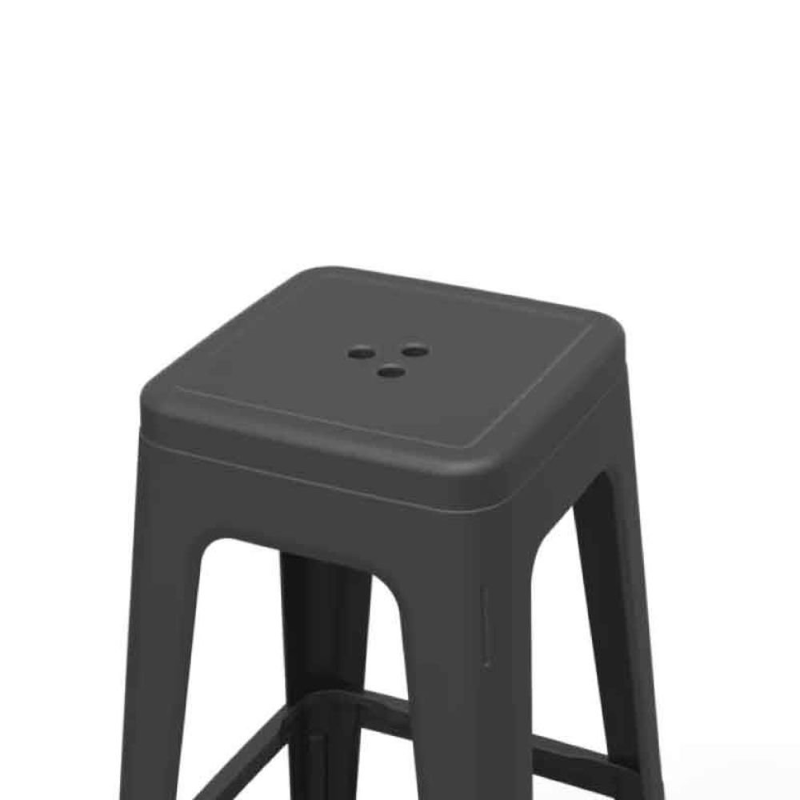 Product image: Keter lucca bar stool μοντέρνο σκαμπό μπαρ σε απόχρωση γραφίτη, , medium-null