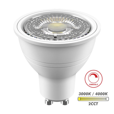 Sunlight pro led 5w λαμπτηρας gu10 ρυθμιζομενο 450-490lm 2cct (3000k/4000k) 38°, , medium