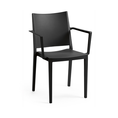 Mosk chair with hands plastic black