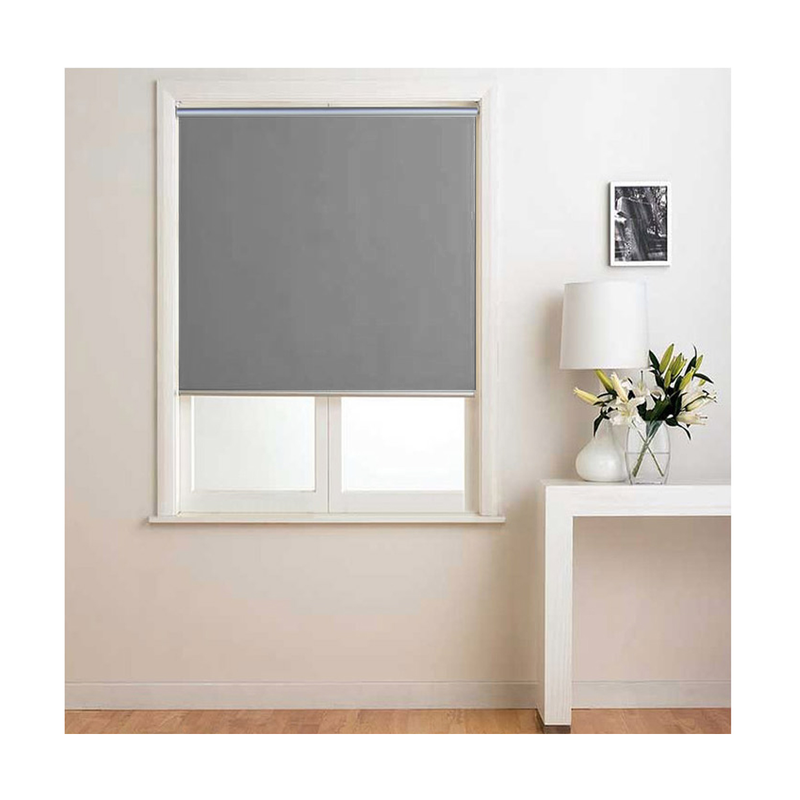 Roller blind blackout 260x120x32mm cream r003-null