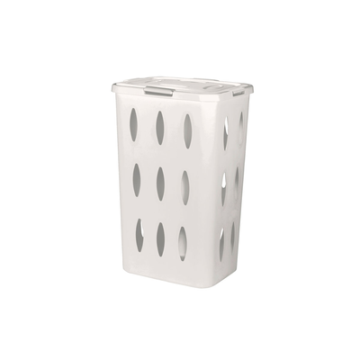 Clothes basket plastic perforated 60l taupe 75050001