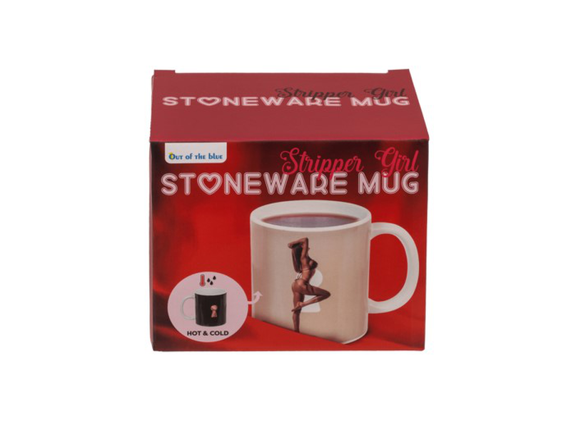 Product image: Stoneware heat change mug stripper girl 300ml, , medium-null