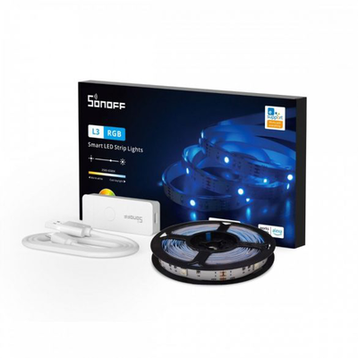 Sonoff smart led light strip rgb indoor ip54 Wi-Fi/bt l3-5m, , medium