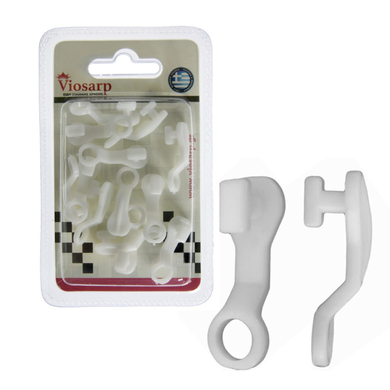 Plastic curtain hooks 12 tem, , medium-null