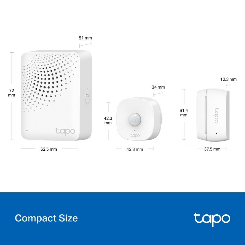 Tp link tapo smart senson starter kit - white, , medium image number null