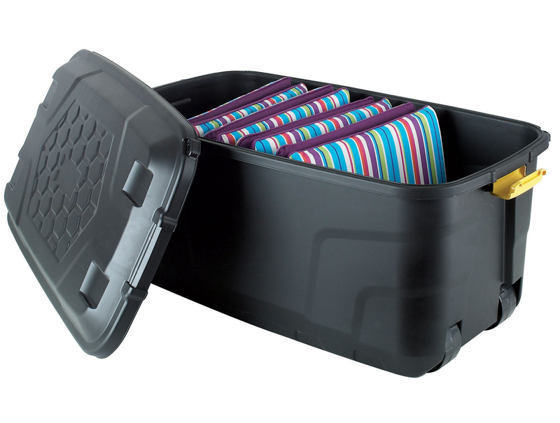 Strata heavy duty trunk box 145l with pulll handle, , medium image number null