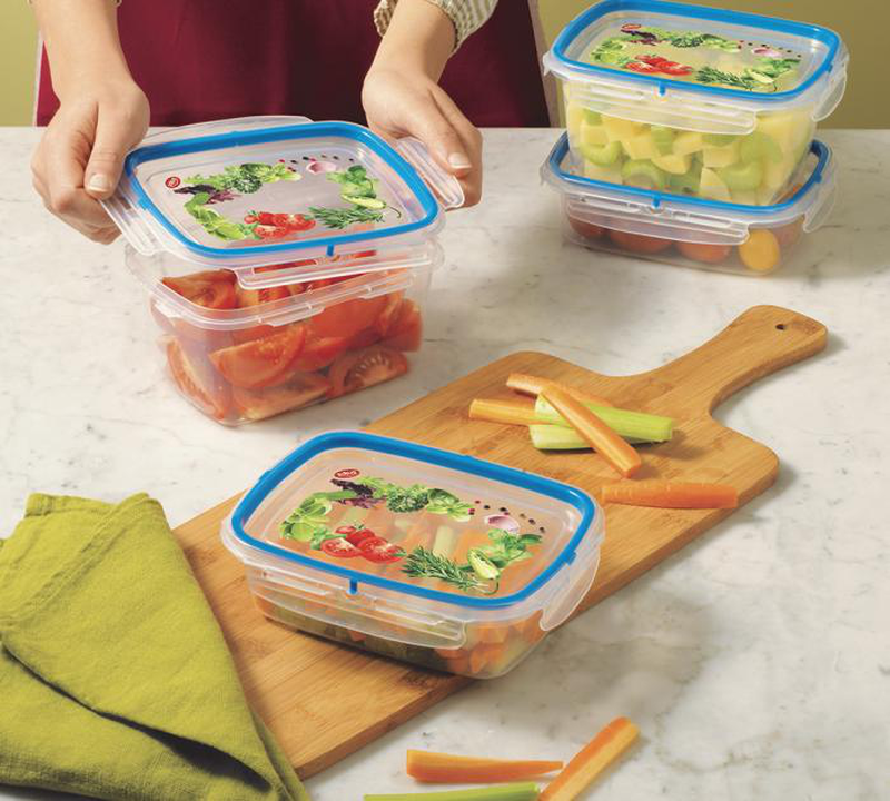 Snipslock food container square 1.2l 3pcs, , medium-null